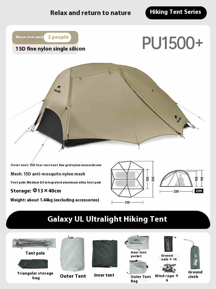 Ultralight Hiking Climbing Tent Double Outdoor Camping Equipment - EDC Italia