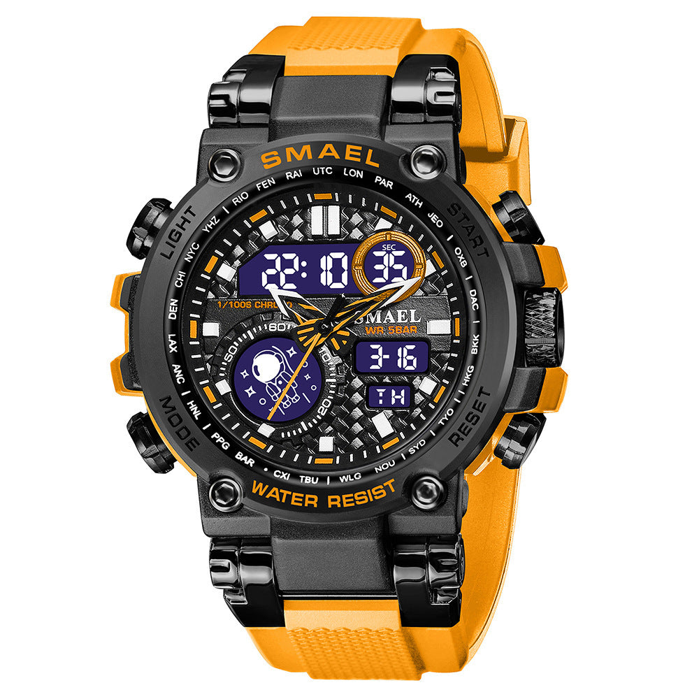 SMAEL Tactical Digital Watch With A Large Dial And Multiple Functions