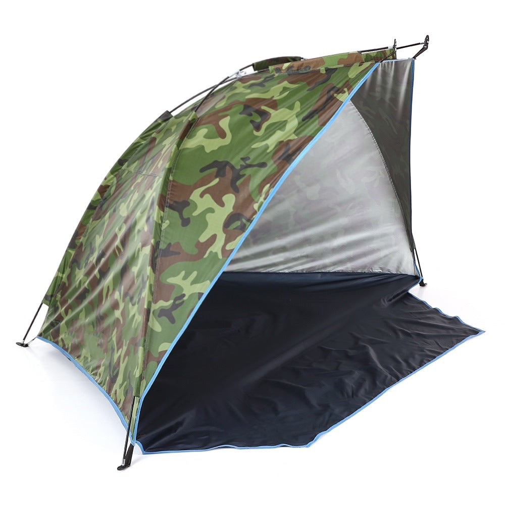 Easy Camping Tent With Outdoor Sun Shade - EDC Italia
