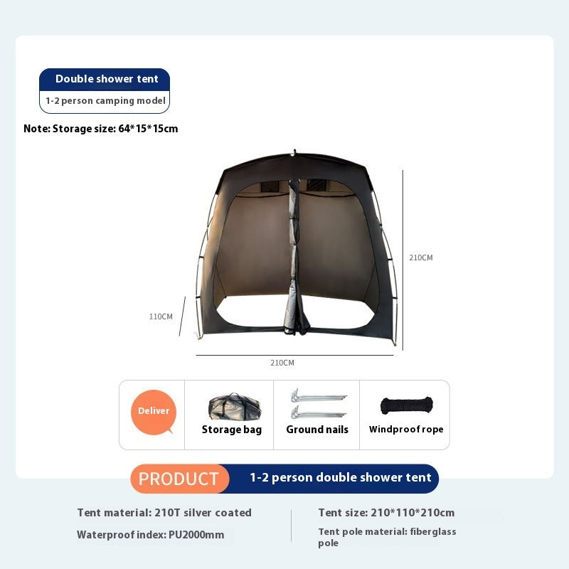 Outdoor Camping Rainproof Double-person Tent - EDC Italia
