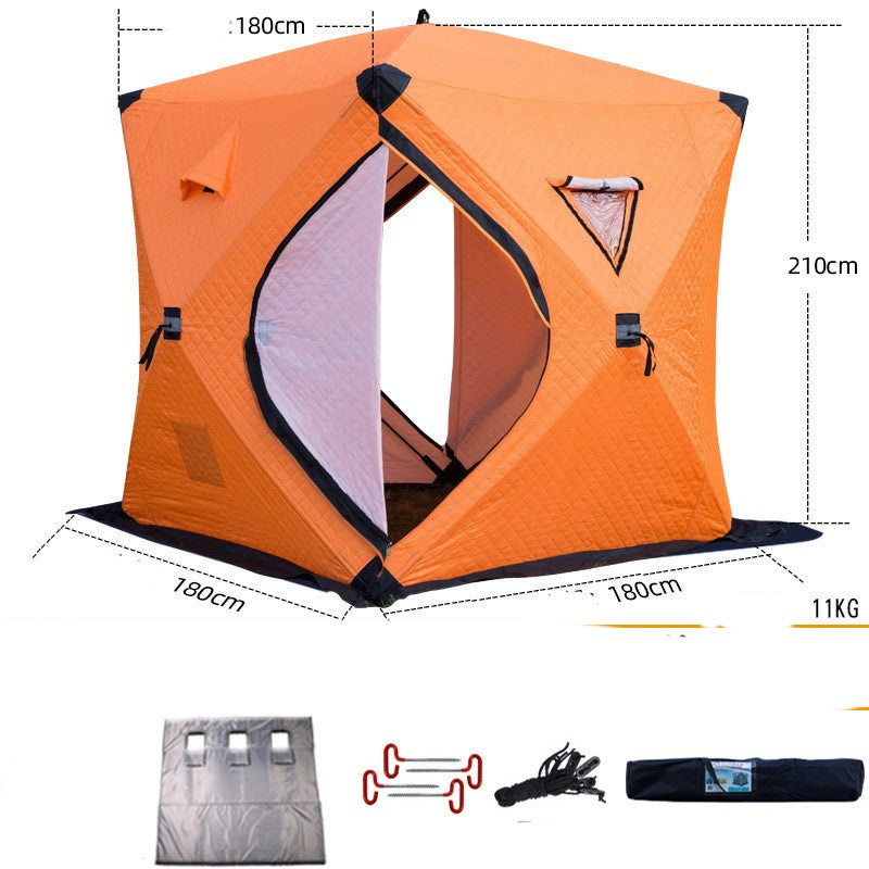 Large Yurt Red Camouflage Warm Tent - EDC Italia
