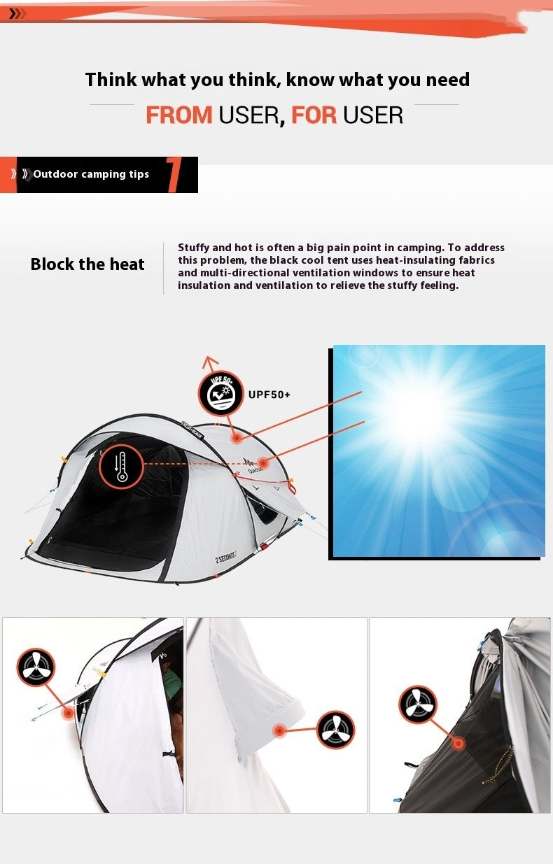 Tent Outdoor Camping Equipment Fully Automatic - EDC Italia