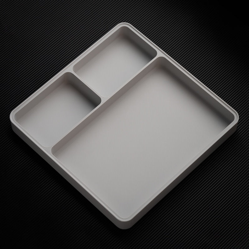 Stacking Dining Tray EDC Desktop Storage Box Tray Workbench Compartment Sundries