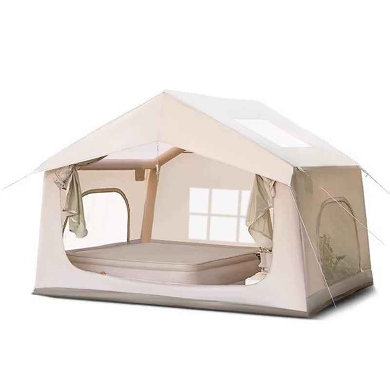 Automatic Inflatable Camping Tent for Outdoor Use - 6-Person, Rainproof, Winter Warm, Thickened Design - EDC Italia