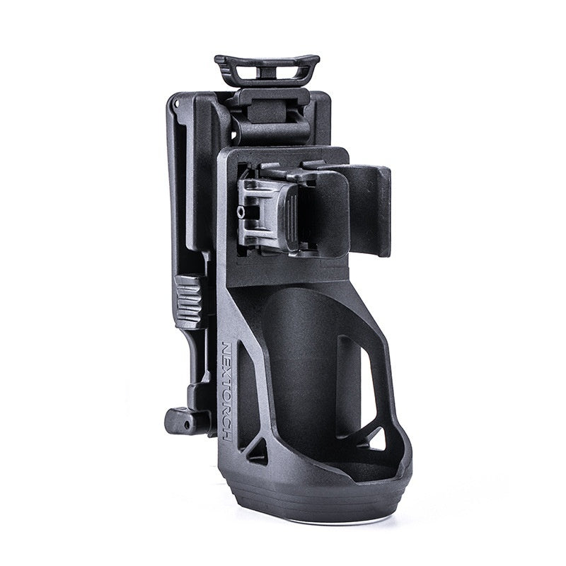 Tactical Quick Pull Flashlight Holster Degree Rotating Lockable