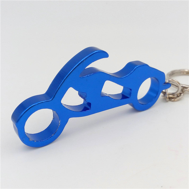 Multifunction Outdoor EDC Opener Motorbike Keychain Keyring