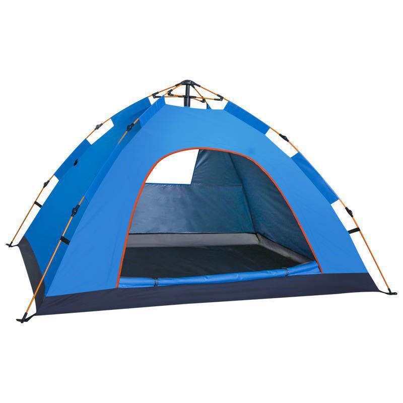 Double Camping Beach Tent Outdoor Thickened Sun Block Rain-proof One Window Automatic Tent - EDC Italia
