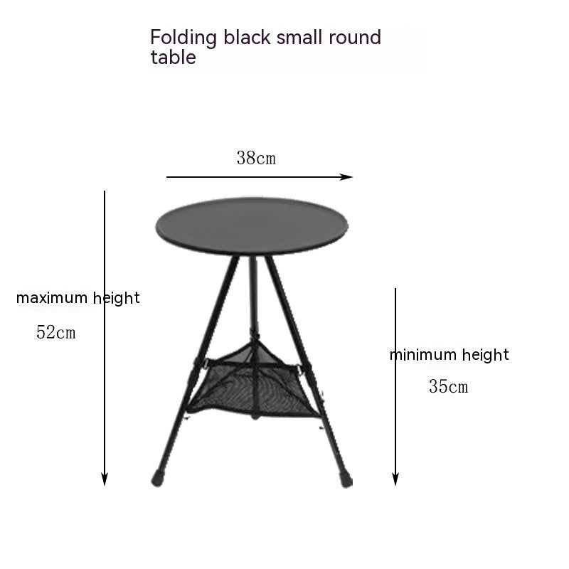 Outdoor Camping Folding Aluminum Alloy Tripod Table - EDC Italia
