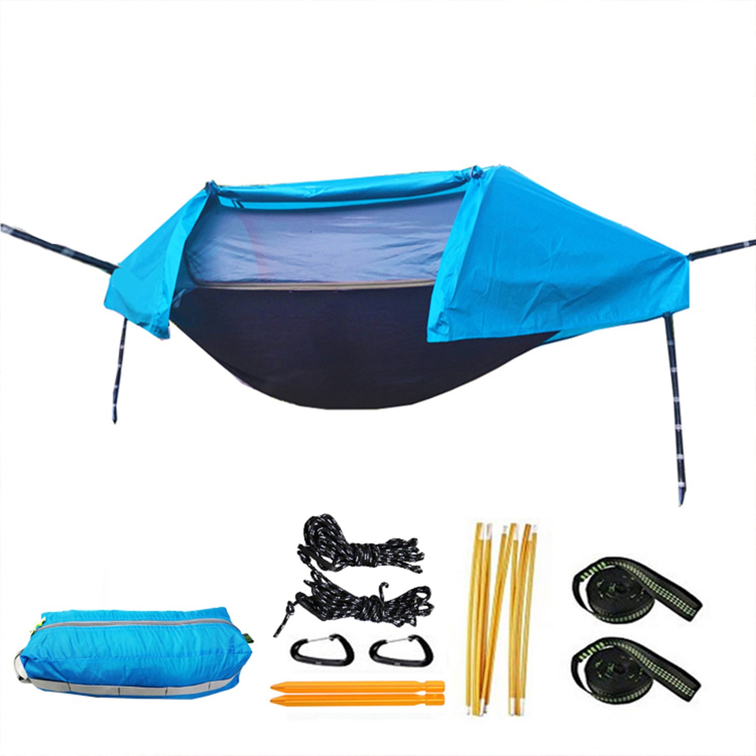 Outdoor Camping Hammock Rainproof And Waterproof Camping Tree Tent Integrated Suspension - EDC Italia