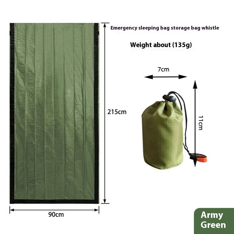 Outdoor Emergency Survival Sleeping Bag Portable Emergency Blanket Hiking