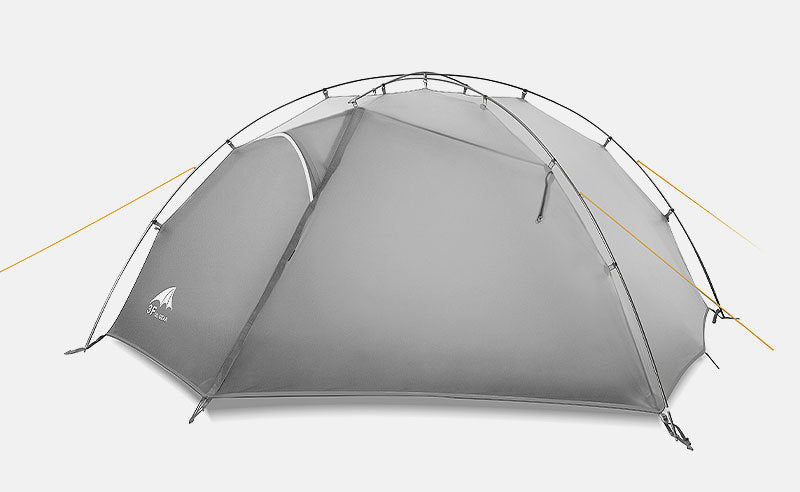 Double Layer Outdoor Camping Tent With Silicon Coating For Two People - EDC Italia