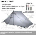 Outdoor Camping Hiking Crossing Ultralight Pole-free Pyramid Double-person Tent - EDC Italia