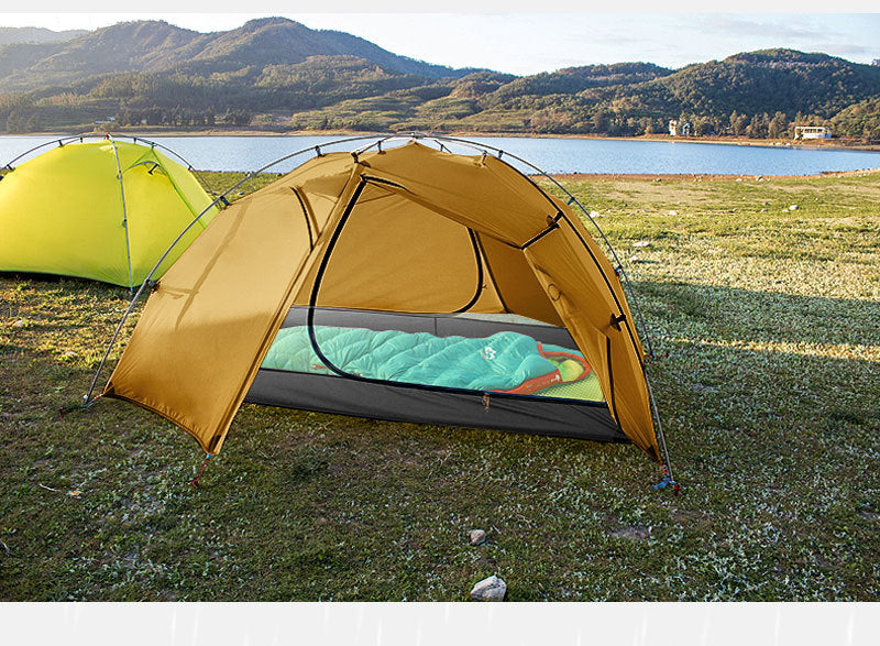 Double Layer Outdoor Camping Tent With Silicon Coating For Two People - EDC Italia