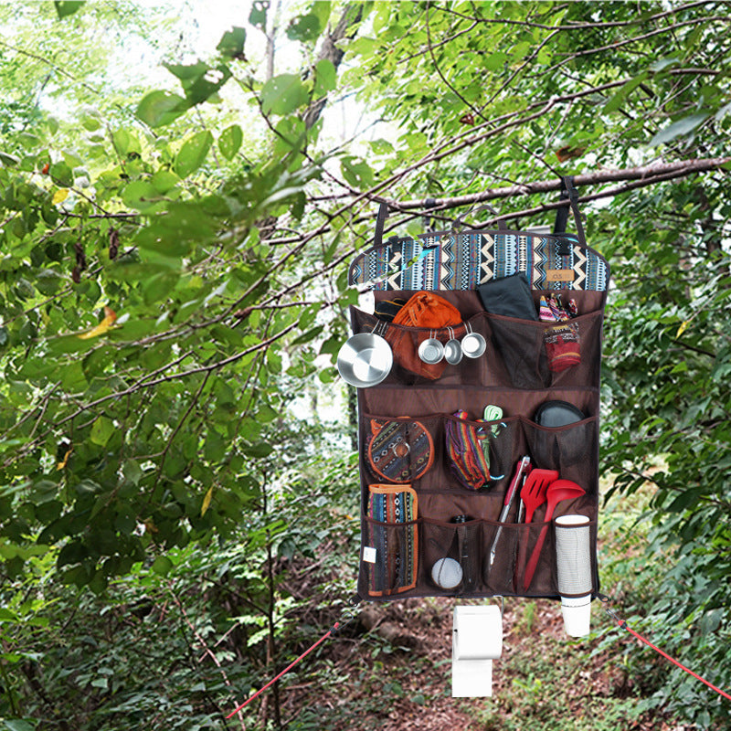 Practical Multi Pockets Storage Bag  Around Pouch Pack For Many Function