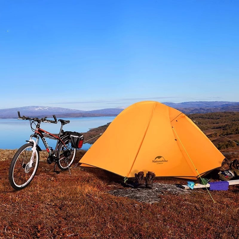 Ultralight 20D Silicone-Coated Nylon Solo Camping Hiking Cycling Tent - EDC Italia