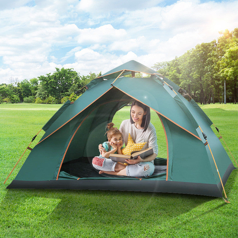 Outdoor Automatic Quick-opening Double-decker Camping Tent - EDC Italia