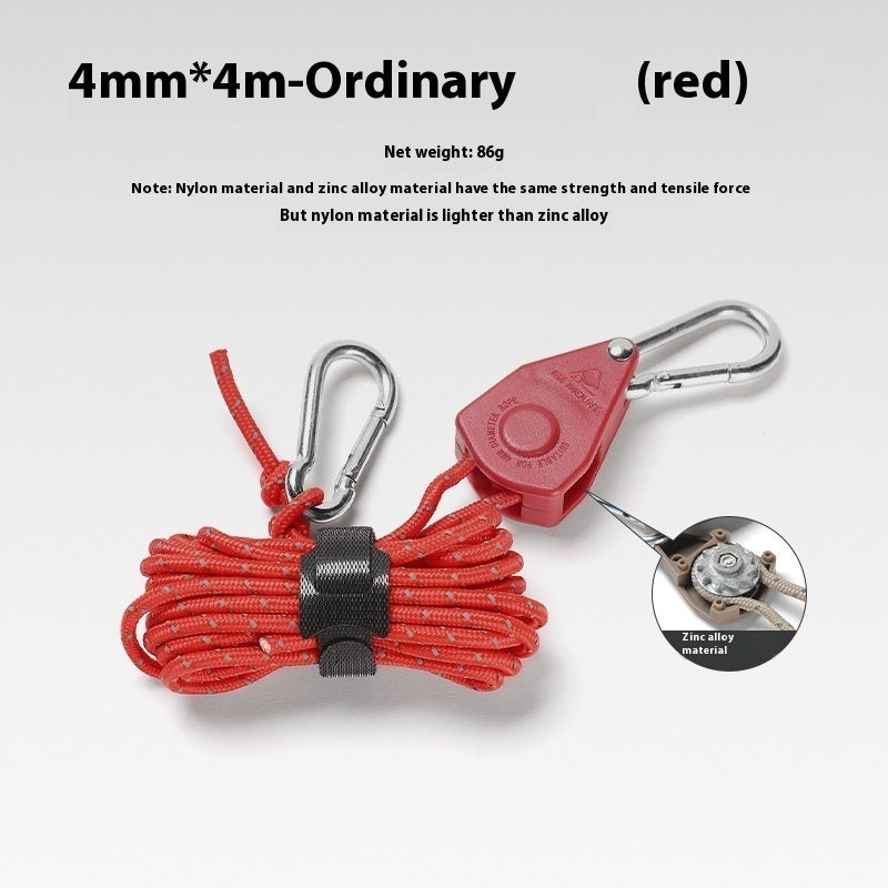 Outdoor Pulley Adjuster Tent Fixator - EDC Italia