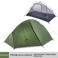 Ultralight 20D Silicone-Coated Nylon Solo Camping Hiking Cycling Tent - EDC Italia