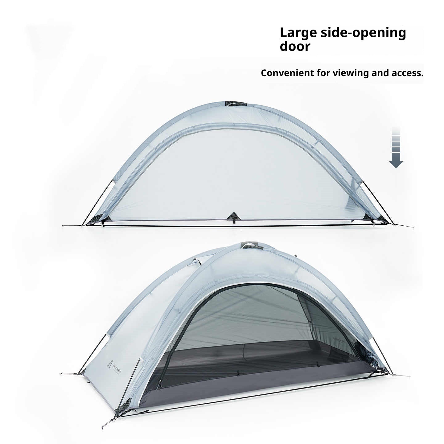 Outdoor Silicone-coated Single Ultra-light Rainproof Tent - EDC Italia
