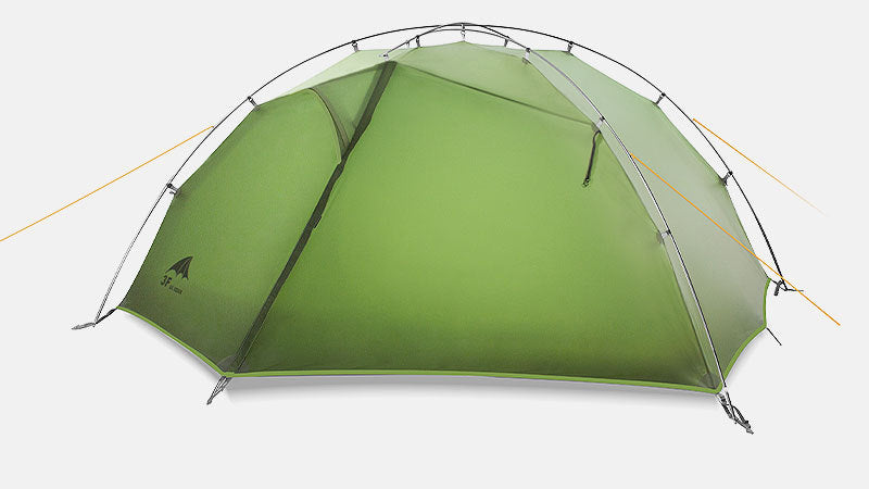 Double Layer Outdoor Camping Tent With Silicon Coating For Two People - EDC Italia