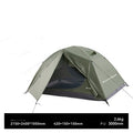 Outdoor Layer Storm-proof Wilderness Camping Hiking Travel Double Thickened Portable Four-season Hilly Tent - EDC Italia