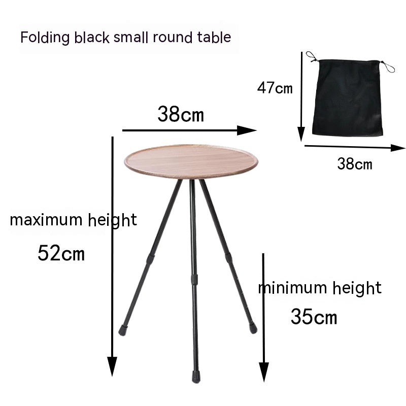 Outdoor Camping Folding Aluminum Alloy Tripod Table - EDC Italia