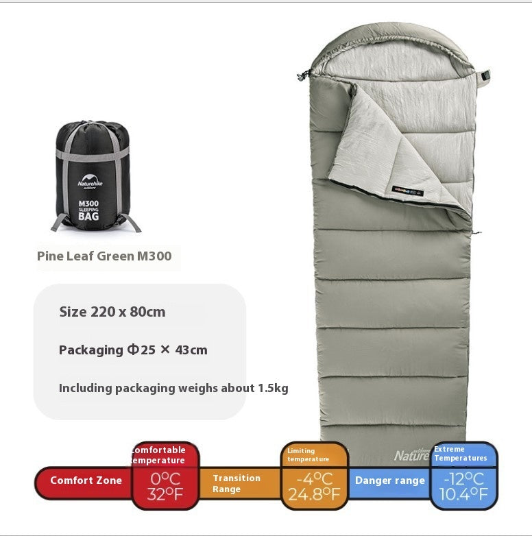 Washable And Spliced Double-person Tent Camping Portable Sleeping Bag - EDC Italia