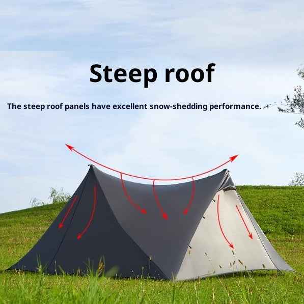 Free-standing Ultra Lightweight Double-sided Tent - 15D Silicone-coated Stormproof A-pole - EDC Italia