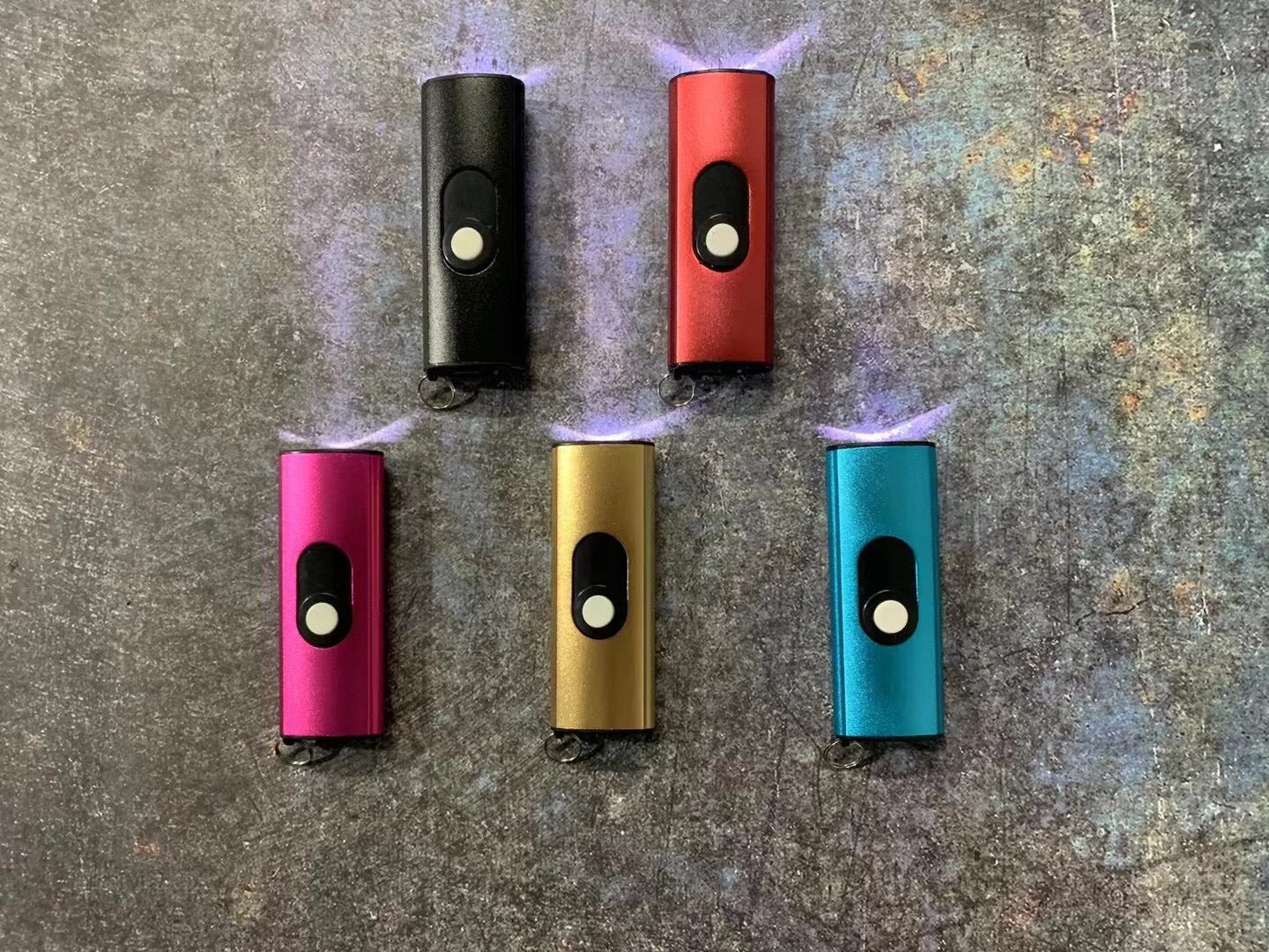 TW1602 Flashlight Keychain Pendant USB Charging