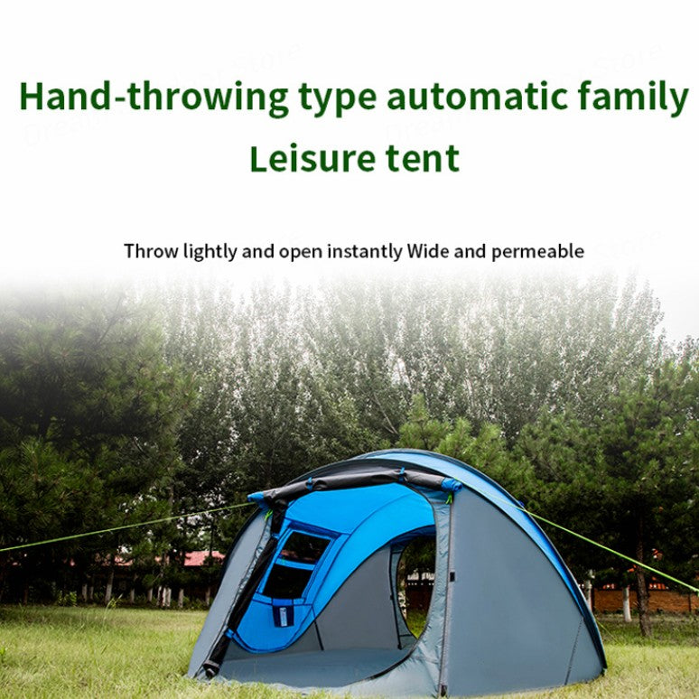 Outdoor Supplies 2-3 People Single-layer Rain Proof Fast Open Tent Camping - EDC Italia