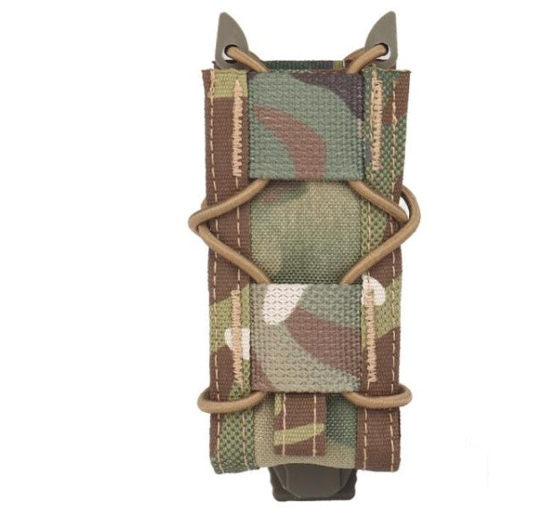Real CS Tactical 9MM Elastic Functional Outdoor MOLLE Torch Tool Storage Waist Bag