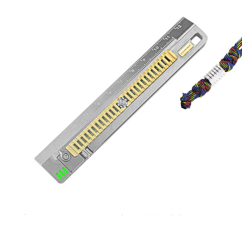 Titanium Alloy Edc Plays With Straight Ruler