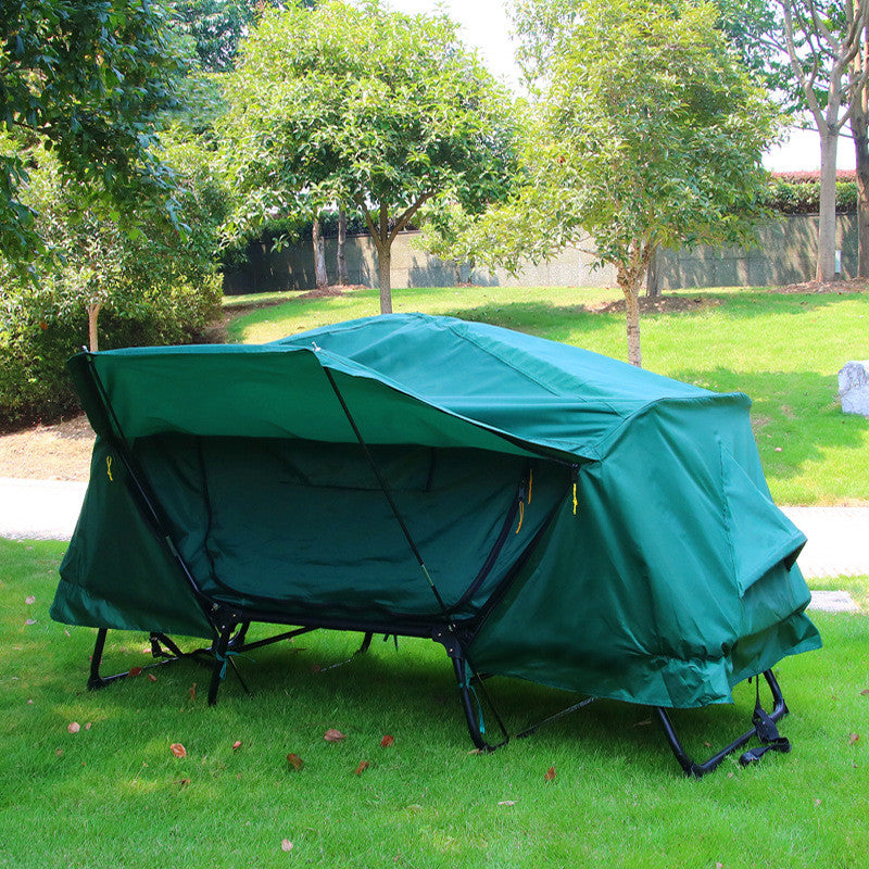 Outdoor Thickened Oxford Cloth Insulated Off Ground Tent For Two Camping And Fishing Tent - EDC Italia