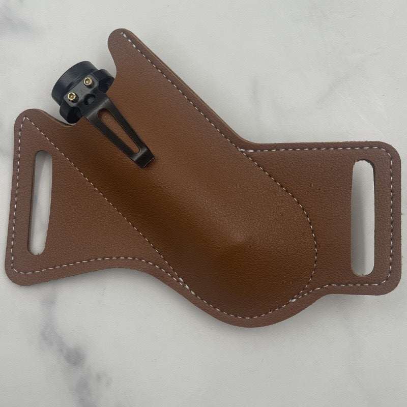 Tactical Cowhide Folding Knife Protective Sleeve