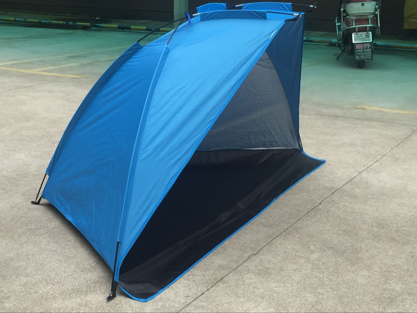Easy Camping Tent With Outdoor Sun Shade - EDC Italia