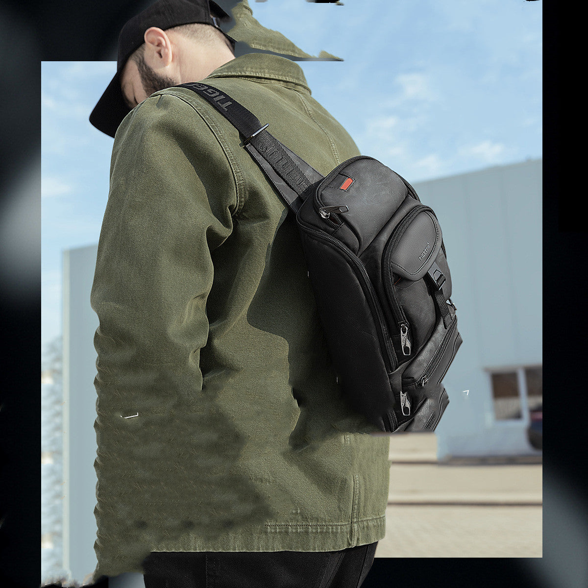 Tactical Waterproof Crossbody Bag Men's Shoulder