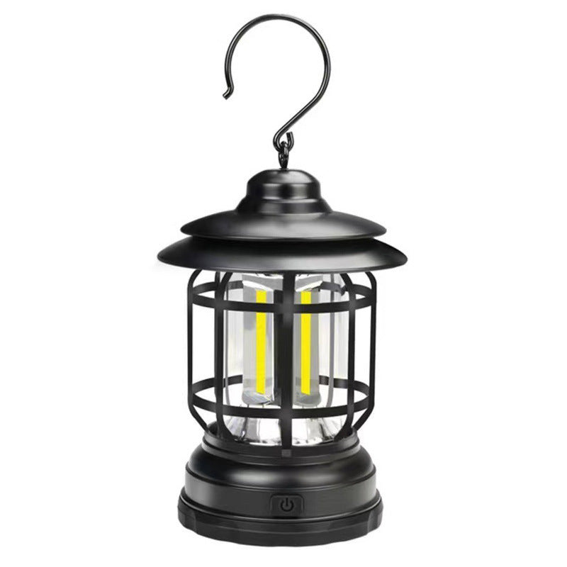 Outdoor Lamp Retro Revolving Lantern Camping Tent Lamp Camping Lamp Rechargeable Portable Lamp Atmosphere Lamp - EDC Italia