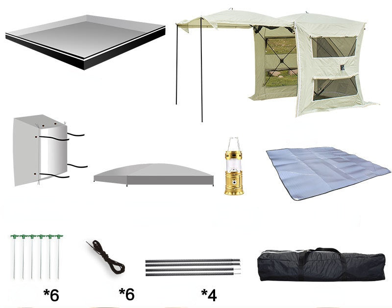 Rear Extension Tent Canopy Portable Multi-function - EDC Italia