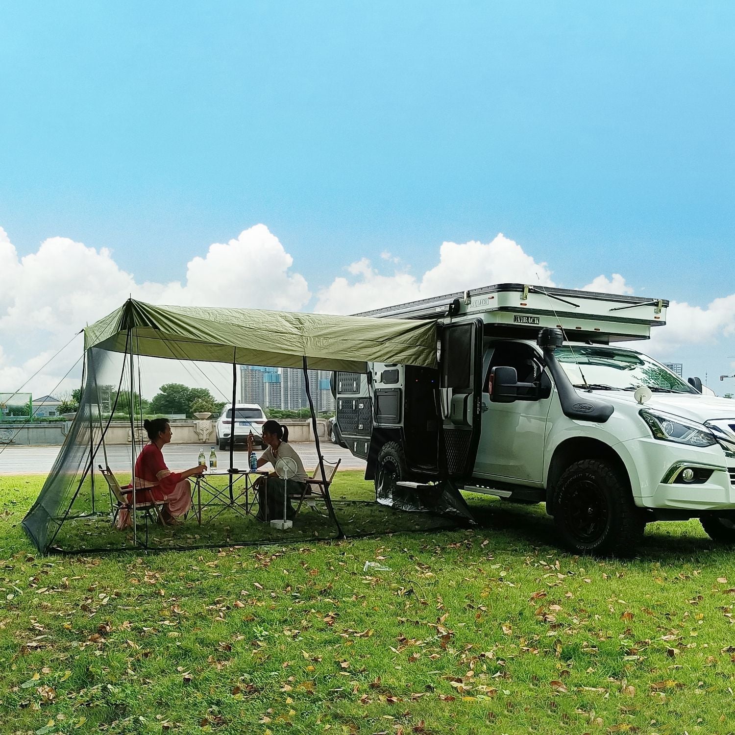 Rear Tent Canopy Awning Anti-mosquito Sunscreen - EDC Italia