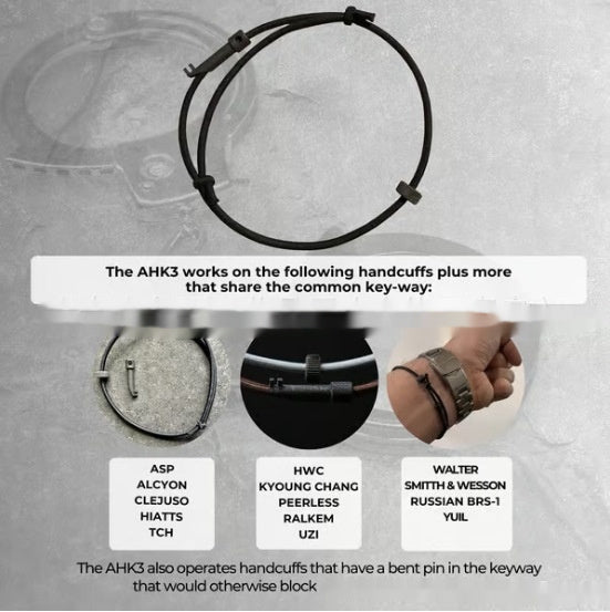 Lightweight Wild Rubber Survival Bracelet EDC