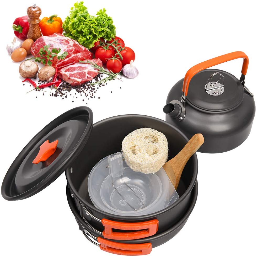 Travel Picnic Tableware Folding Camping Set - EDC Italia