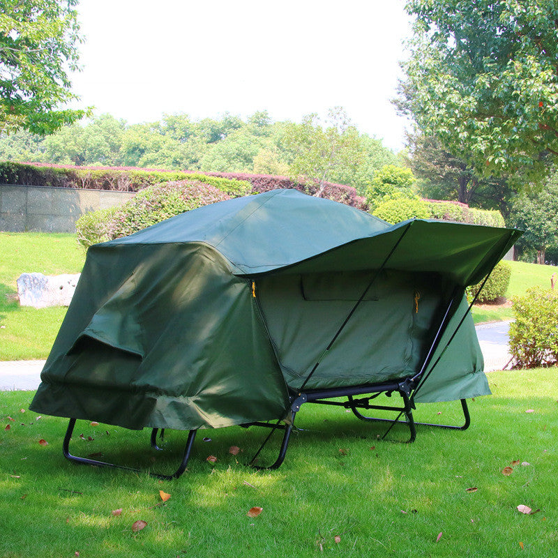 Outdoor Thickened Oxford Cloth Insulated Off Ground Tent For Two Camping And Fishing Tent - EDC Italia