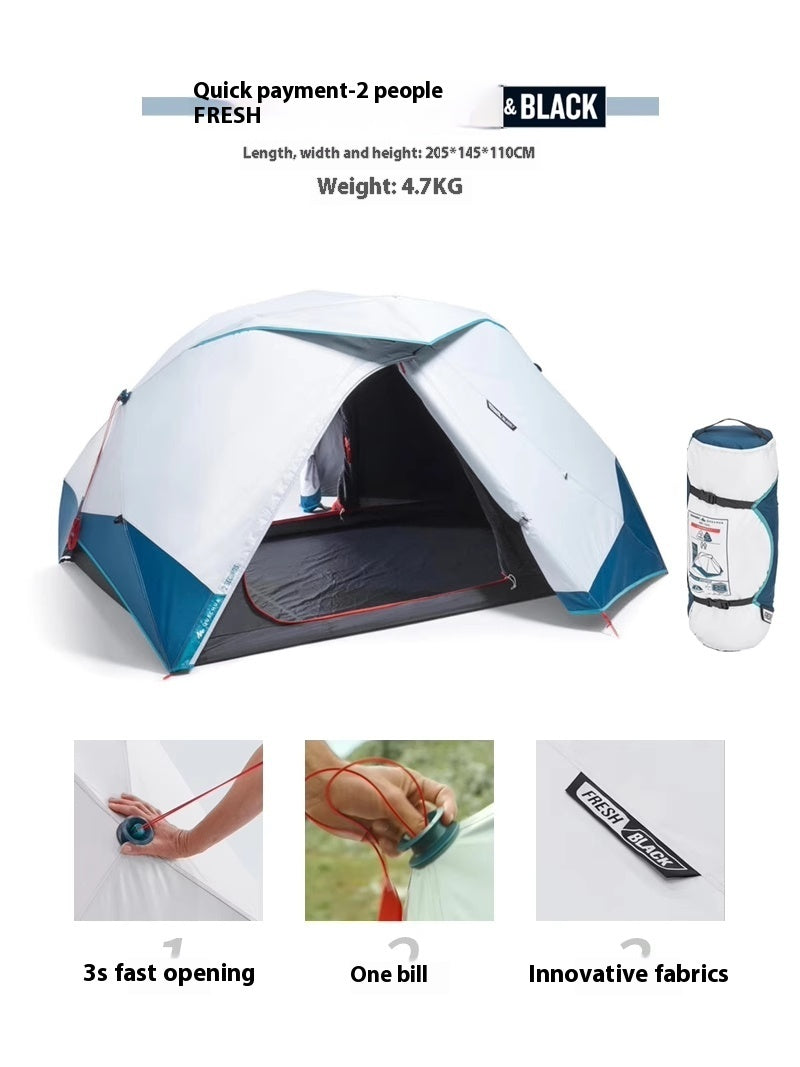 Outdoor Camping Thickened Rain-proof Camping Tent - EDC Italia
