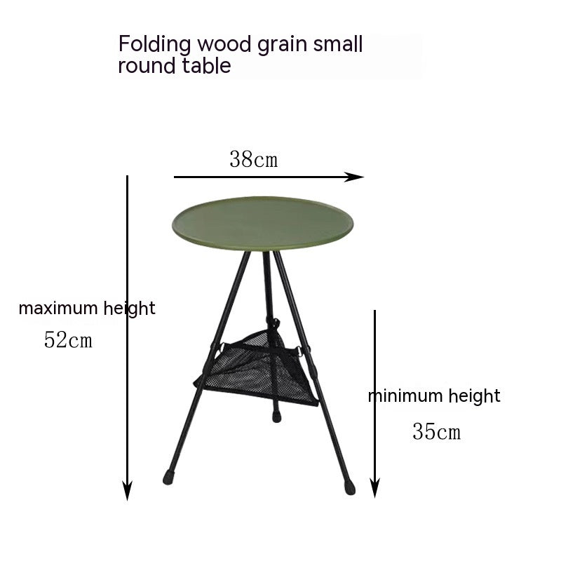 Outdoor Camping Folding Aluminum Alloy Tripod Table - EDC Italia