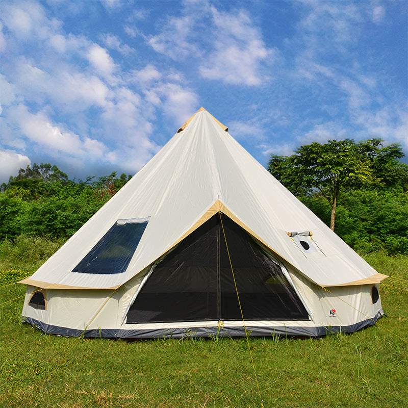 Yurt Tent Outdoor Camping Pyramid Chimney Sunscreen - EDC Italia
