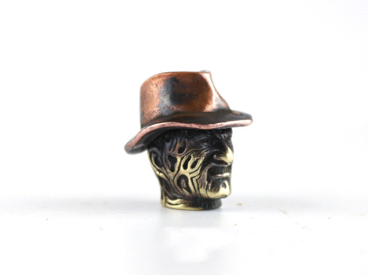 Personality EDC Vintage Pure Copper Motorcycle Denim Pendant
