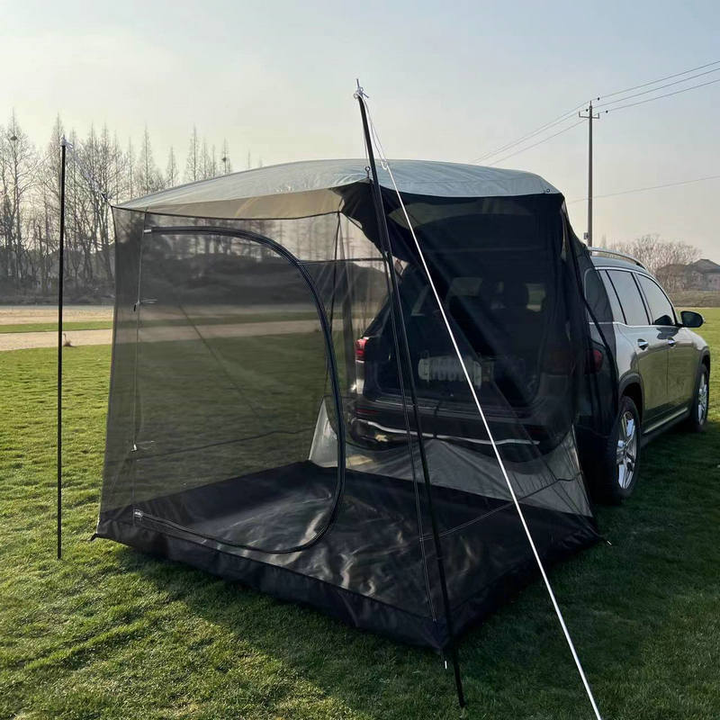 Outdoor Self-driving Travel Camping Barbecue Car Tail Extension Tent Multi-person Rain-proof Sunshade Trunk Tent - EDC Italia