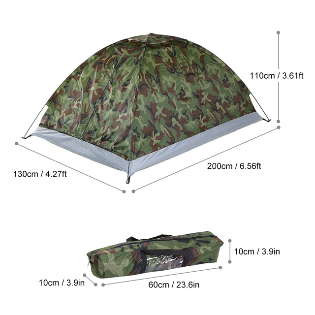 Outdoor Portable Single Layer Camping Tent - EDC Italia