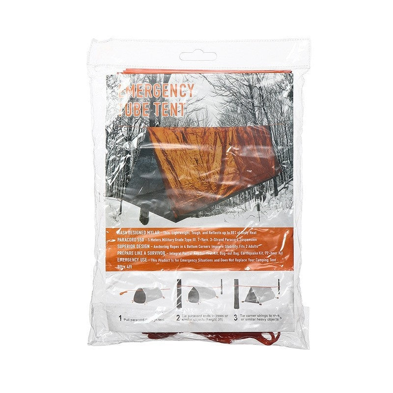 Portable Outdoor Disaster Relief Tent Camping Temporary Simple Sleeping Bag Warm Emergency Blanket - EDC Italia