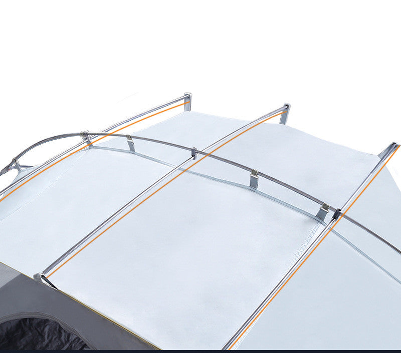 Double-layer Aluminum Pole Multi-person Outdoor Camping Tent - EDC Italia